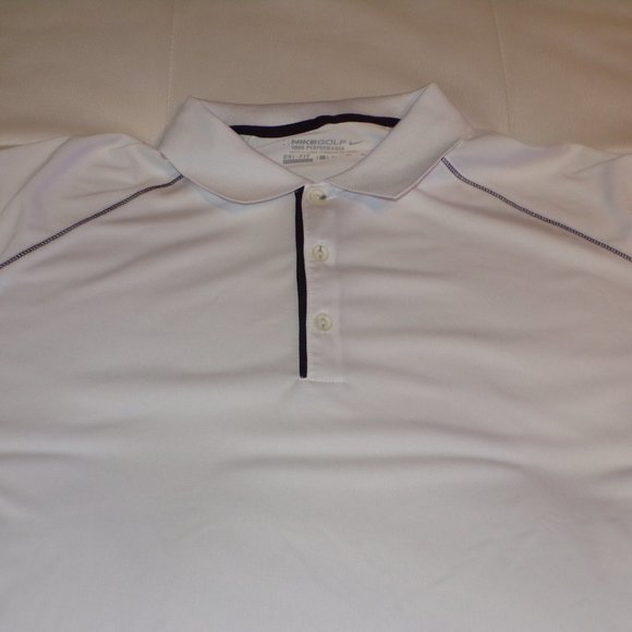 Nike Dry Fit Men's Golf Shirt Short Sleeve - Picture 2 of 8